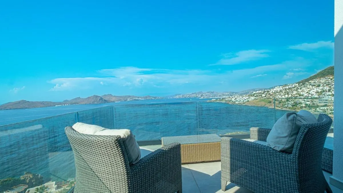 Villa Ella Sea View Yalikavak Shared Pool Bodrum